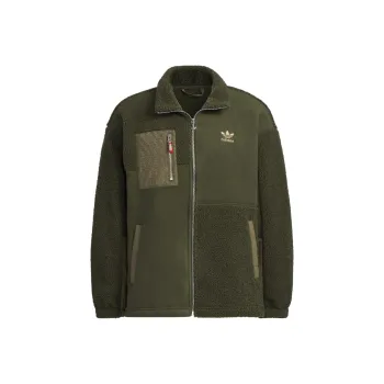 Adidas Originals Velvet Jackets Men Night Cargo Green