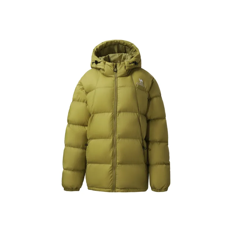 CAMEL Warm Fleece Series Down Jacket Unisex-2