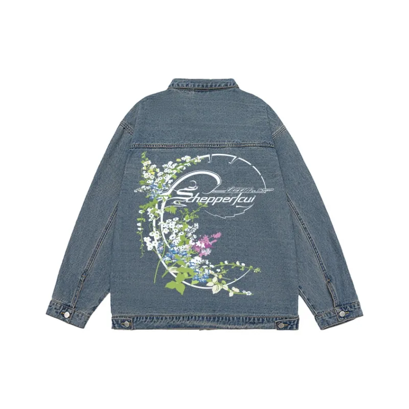 JCUI Denim Jackets Unisex-2