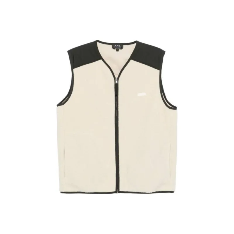 A.P.C Faux shearling Vest-0