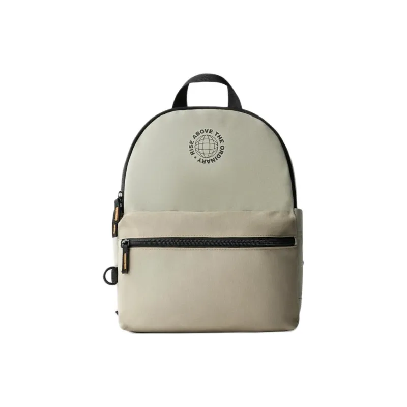 ZARA Polyester Backpack Mini Men's Taupe-0