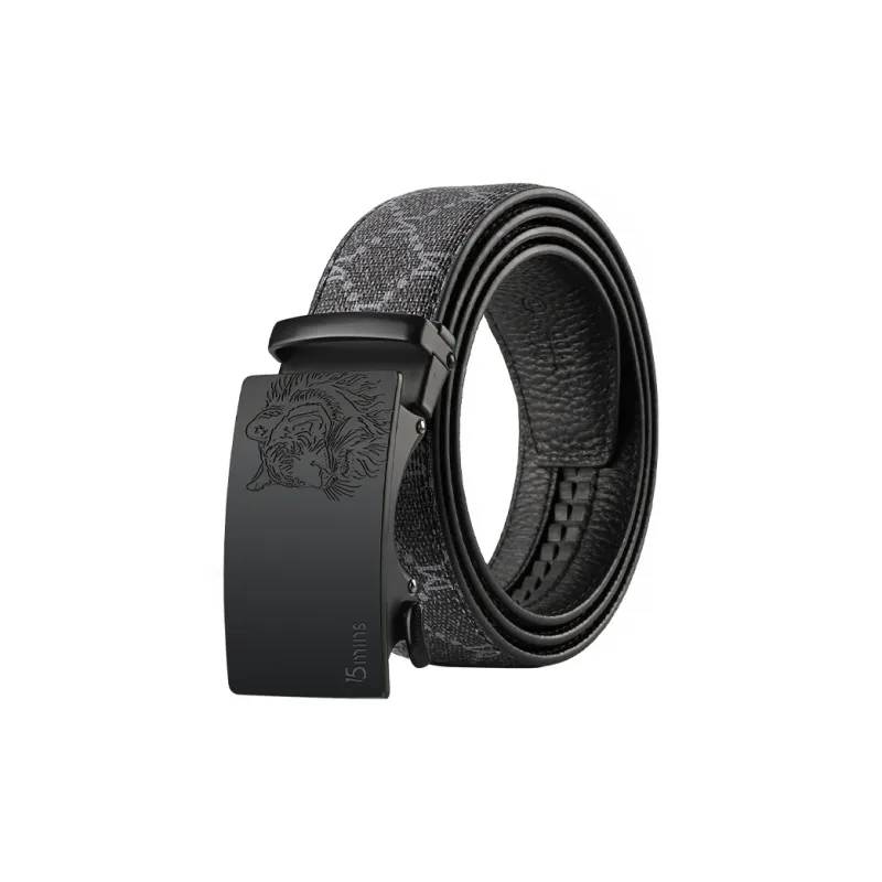 15 MINS Polyvinyl Chloride Leather Belts Men's Width 3.5cm-5