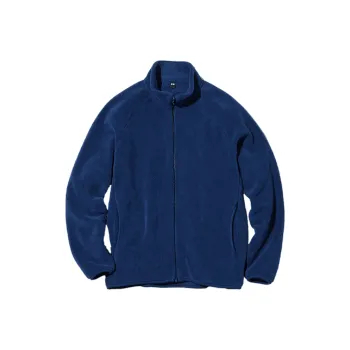 UNIQLO Velvet-feel Coat Unisex Starry Blue