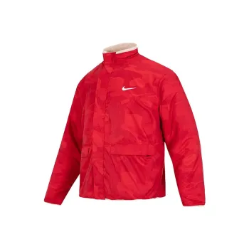 Nike Velvet Jackets Men Dune White/University Red