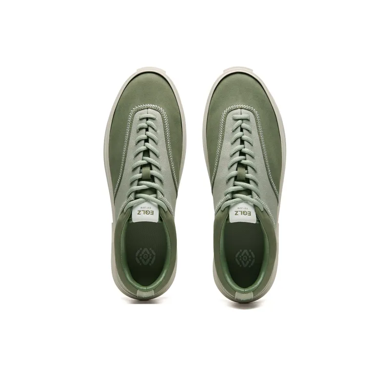 EQLZ EQUALIZER Fault 22 Slip Resistant, Abrasion Resistant, Breathable Low Top Skateboard Shoes Unisex Bamboo Green-2