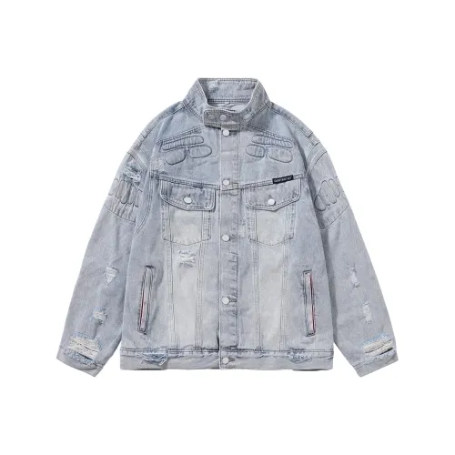 SANTASTIC Denim Jacket Men's Blue