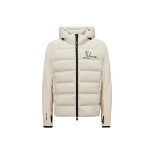 Moncler Grenoble Logo Printed Zip Up Straight Hem Jacket
