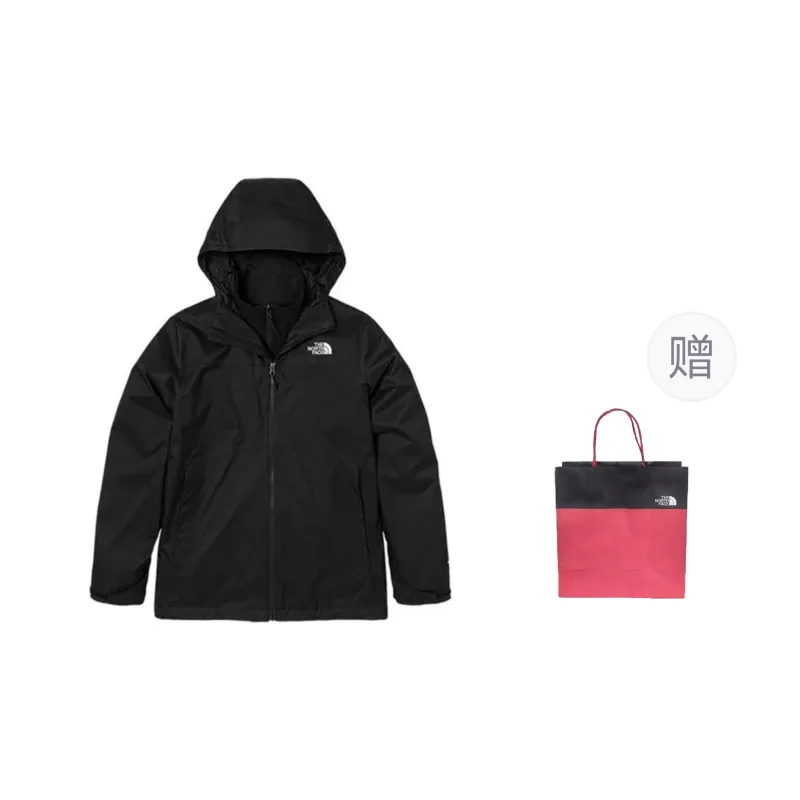 THE NORTH FACE Waterproof And Windproof Windbreaker Jacket Men's Black-0