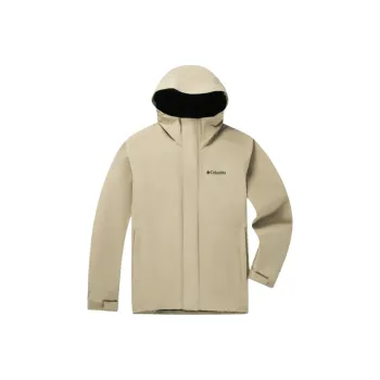 Columbia Omni Heat Water Resistant Warm Heat Reflective Windbreaker Jacket Men's Khaki