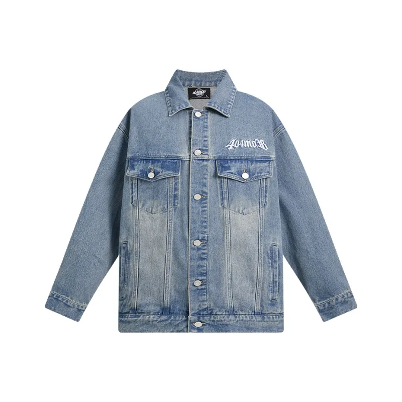 404MOB GANG Denim Jacket Unisex-3