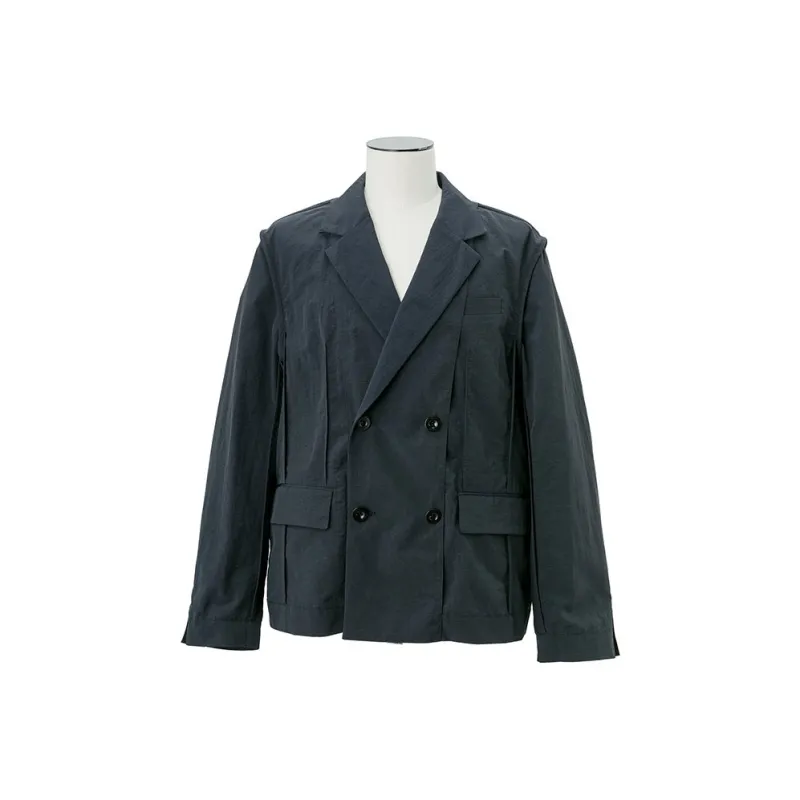 Sacai SS25 Jackets Men Black-0