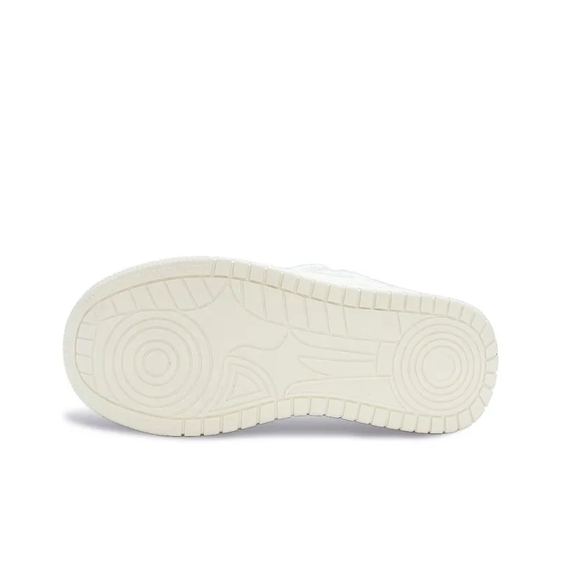 ITGI Anti Slip Wear Resistant Low Top Skateboard Shoes Unisex Beige-5