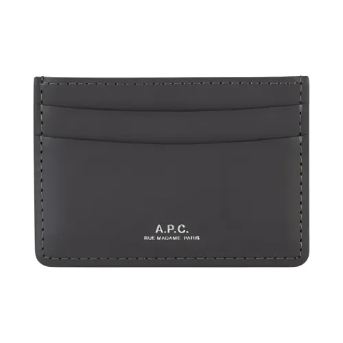 A.P.C André Logo Stamp Card Holder