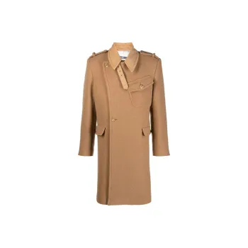 MOSCHINO Panelled Wool blend Single breasted Coat