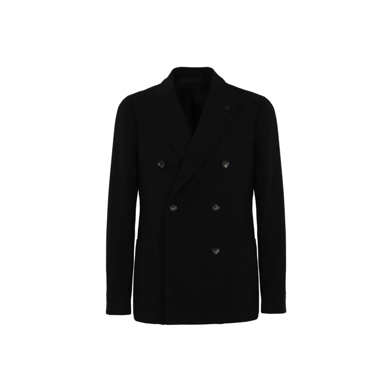 LARDINI Brooch detail Blazer-0