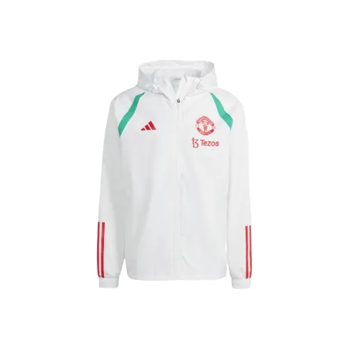 Adidas MANCHESTER UNITED TIRO 23 ALL WEATHER JACKET Jackets & Coats Men's Core White