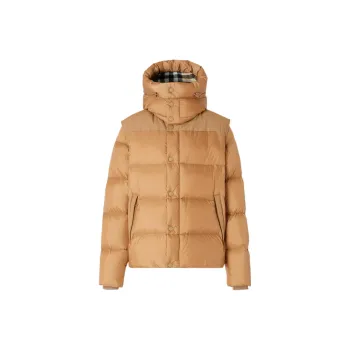 Burberry Detachable Sleeve Hooded Puffer Jacket