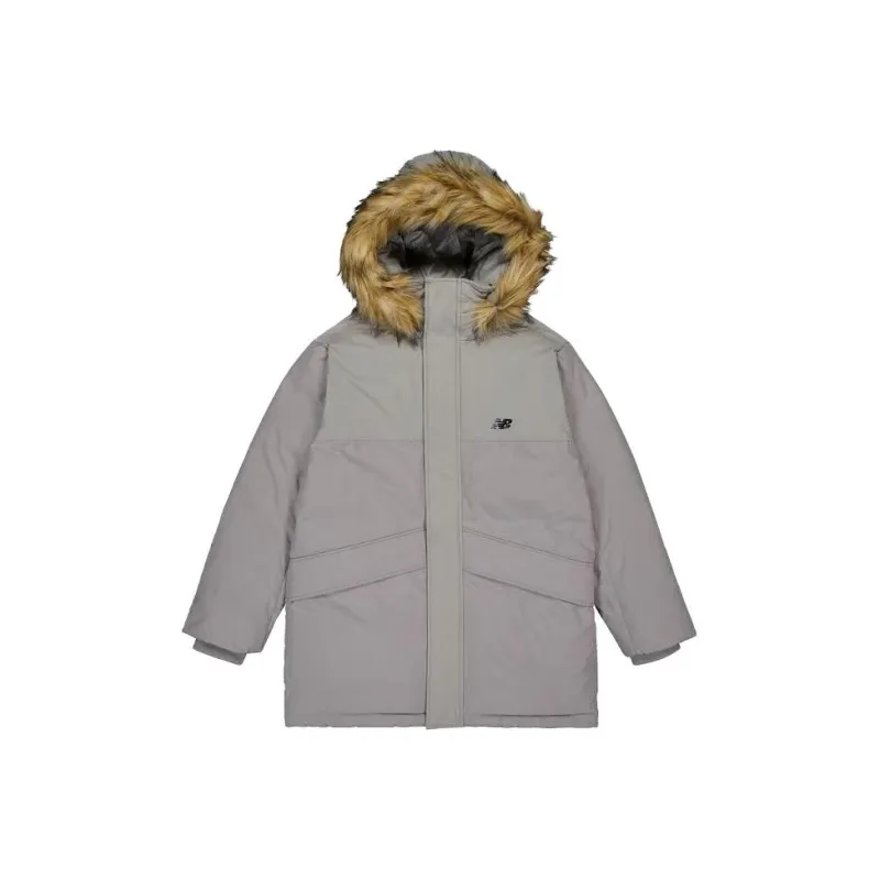 New Balance Down Jacket Unisex Gray-0