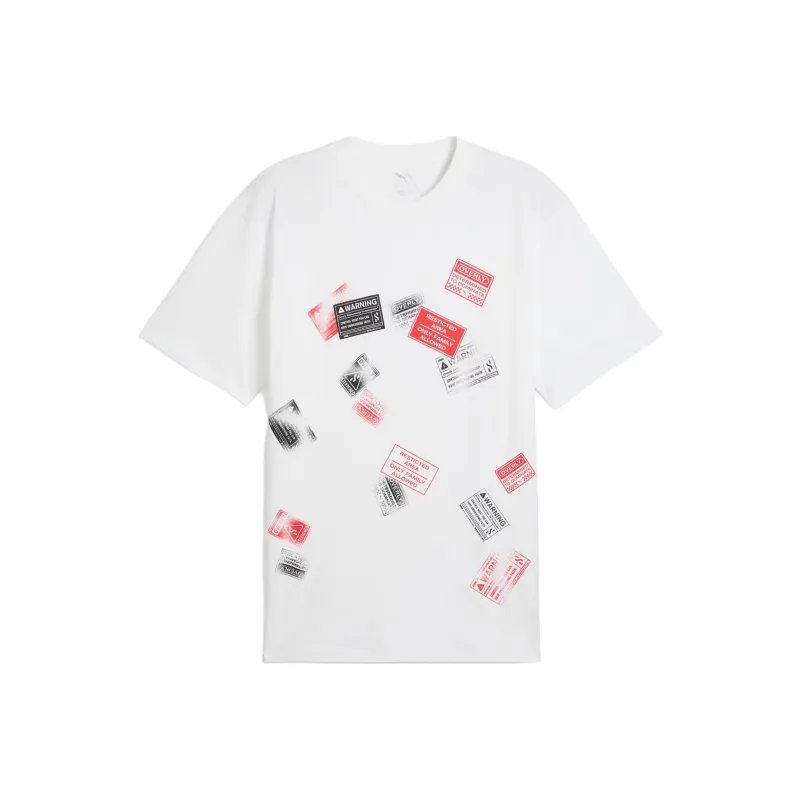 PUMA Playera Estampada Para Hombre Scoot Caution-0