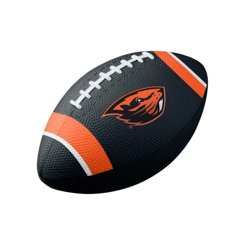 Nike Rugby Ball Vulcanized Rubber Unisex Black Orange
