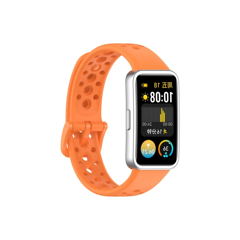 STEWPIGO Huawei Compatibility Watch Band Silicone Material-22