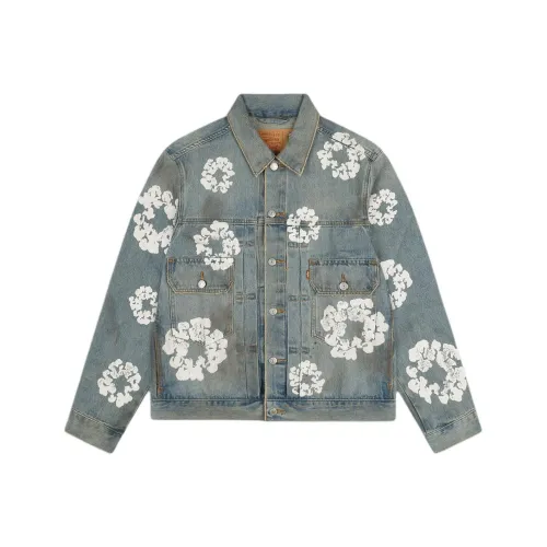 Denim Tears Denim Jackets Unisex Indigo