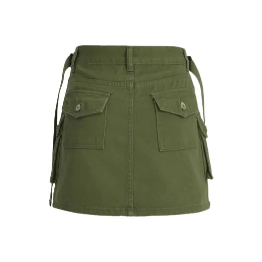 ZXZA Denim Short Skirts Women's-1