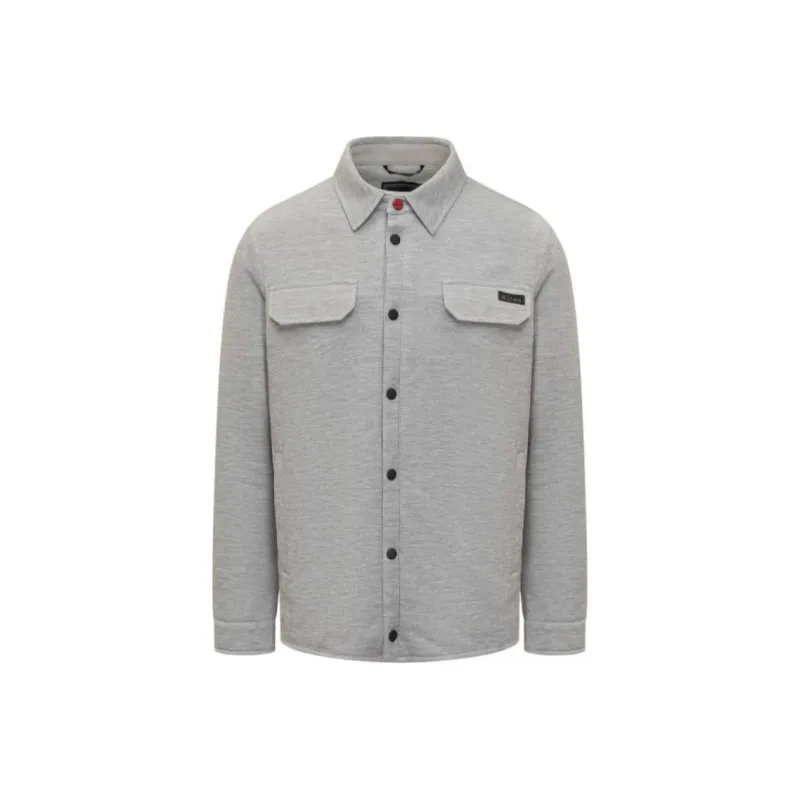KITON Logo Patch Buttoned Overshirt-0