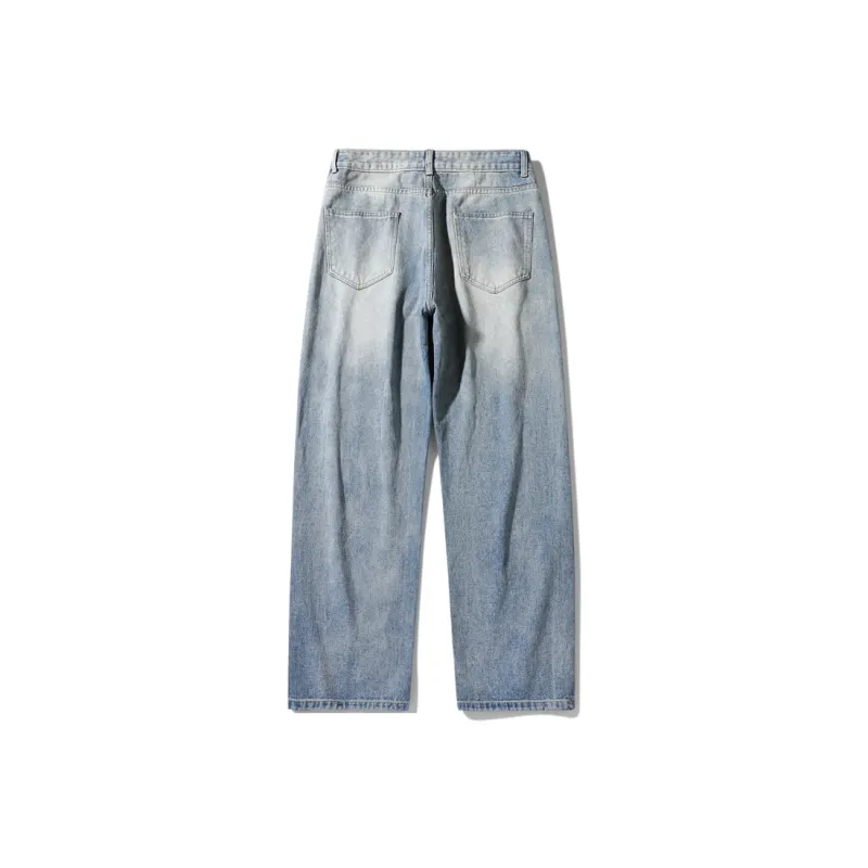 WKOOG Jeans Unisex Vintage Blue-5