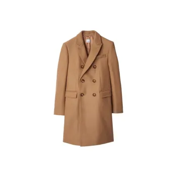 Burberry Coats Men Camel
