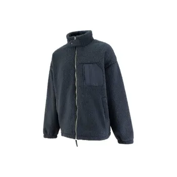 PUMA MMQ Sherpa Jacket Unisex Black Purple