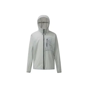 SALOMON UNI TRAIL GRIT Jacket Unisex Gray White