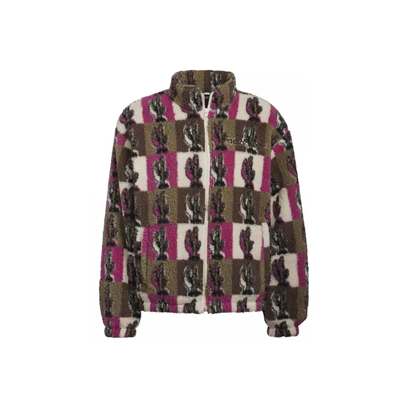 Adidas Originals Trefoil Area 33 Velvet-feel Coat Men's Multicolor-0