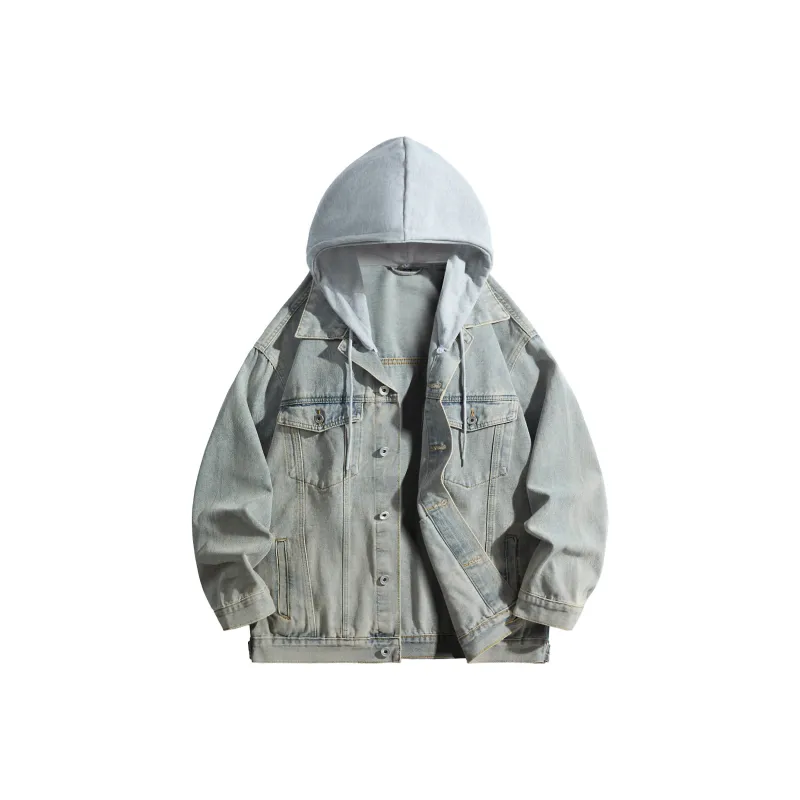 IGOI Denim Jackets Unisex Yellow Mud-0