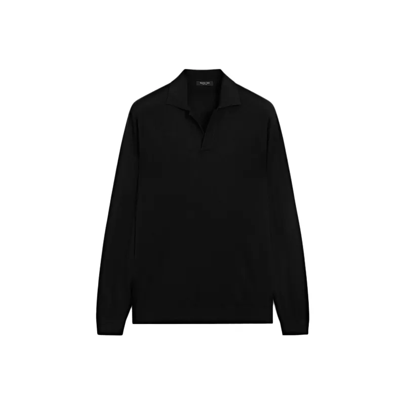 Massimo Dutti Polo Shirt Men's Black-0
