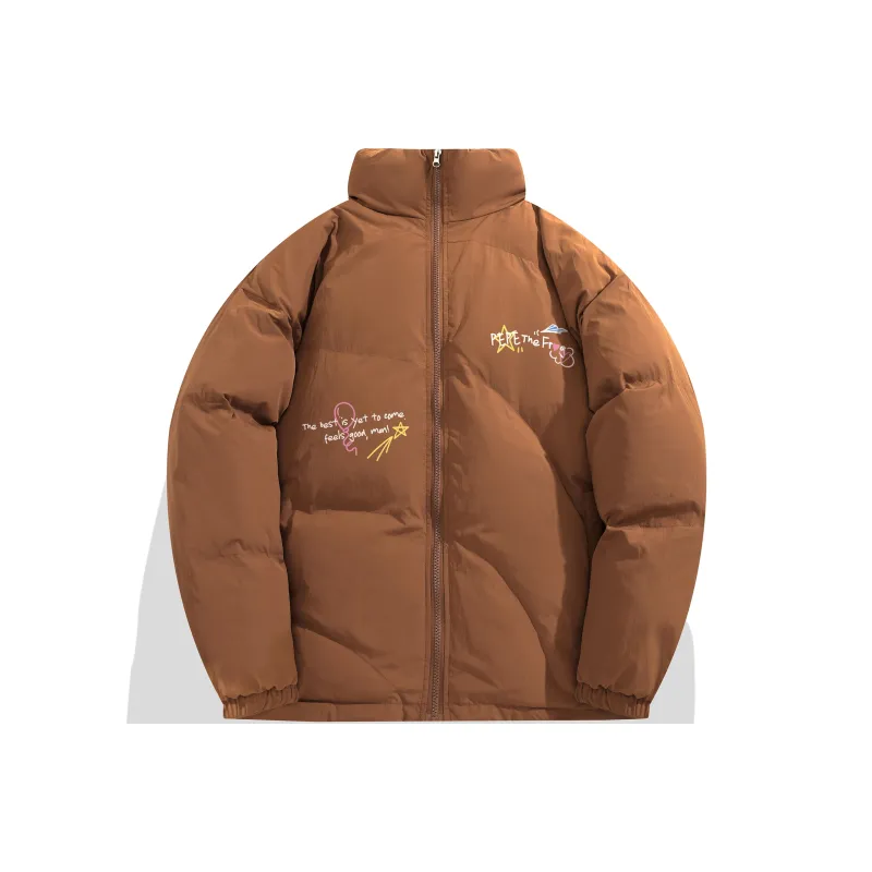 Pepe The Frog Puffer Jacket Unisex-9