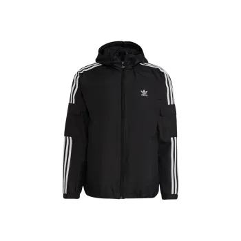 Adidas Originals ADICOLOR CLASSICSWINDBREAKER Jackets & Coats Japan Version Men's Black