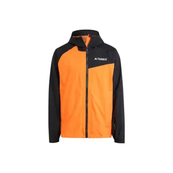 Adidas FW24 Multi 2L RAIN.RDY Jacket Men's Orange/Black
