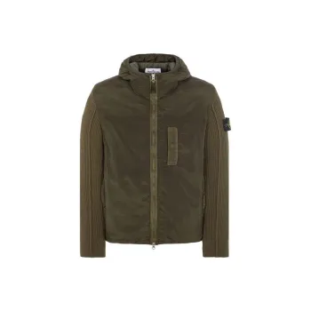 STONE ISLAND Jackets Men Green