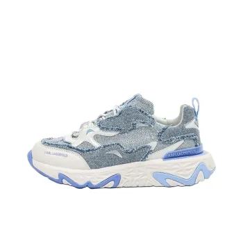 KARL LAGERFELD Blaze Strike Low Top Casual Shoes Women's Blue