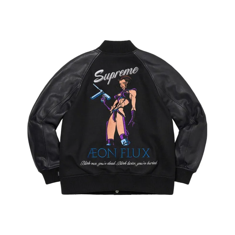 Supreme Aeon Flux Varsity Jacket-2
