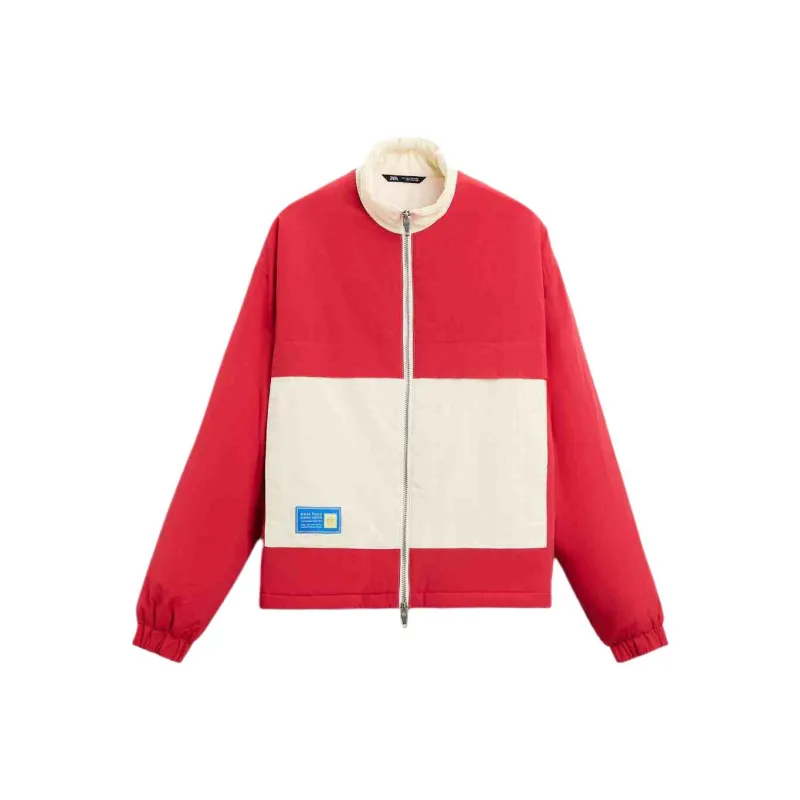 ZARA Jackets Coats Men's Bright Red-0