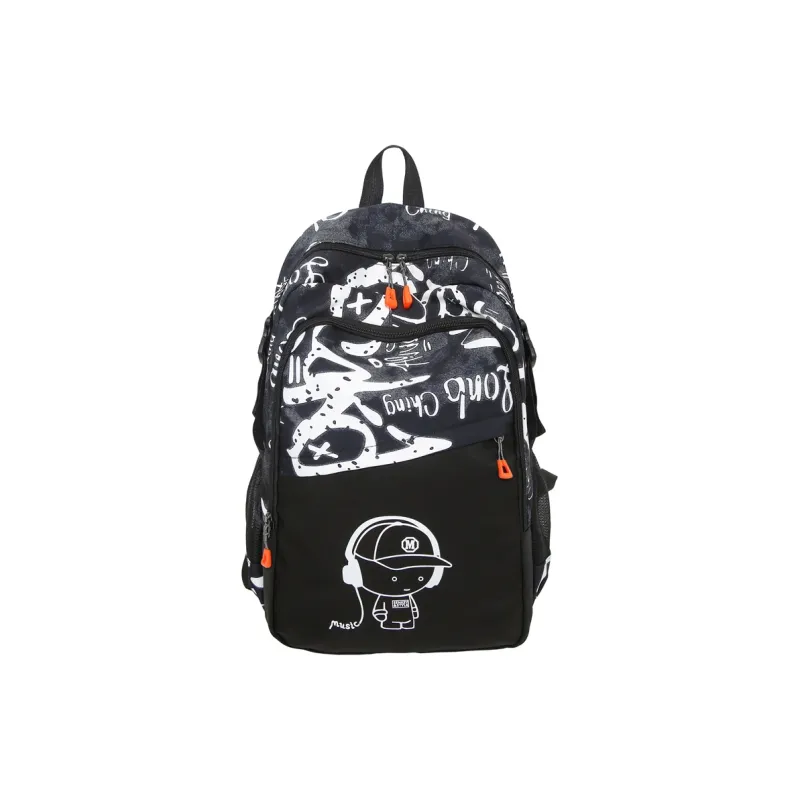 Travel Nylon Backpack Unisex Multicolor-6