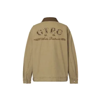 GTRG Denim Jackets Unisex Khaki