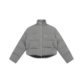 11ESTRANGER Puffer Jacket Unisex Gray