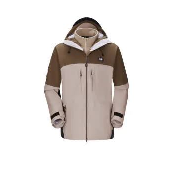 Panda Carefree Play Series Water Resistant Windproof Wear Resistant Warm Rainproof Windbreaker Jacket Unisex