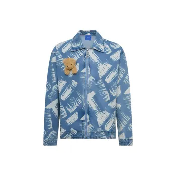 TSMLXLT Jackets & Coats Unisex Light Denim Blue