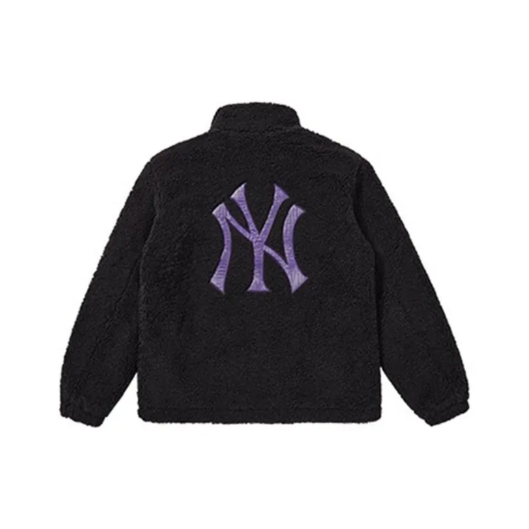 New Era Velvet Jackets Unisex Black-0