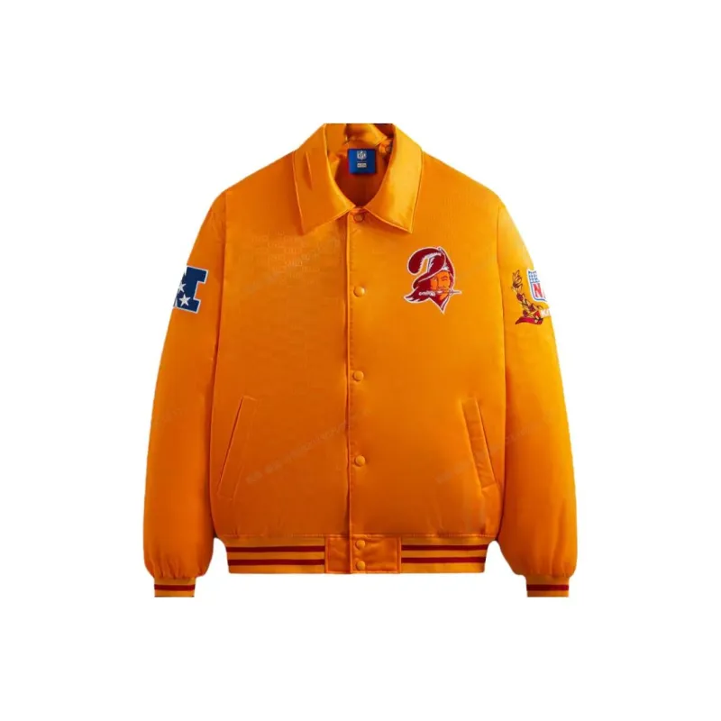 KITH For The NFL Buccaneers Satin Bomber Jacket-0
