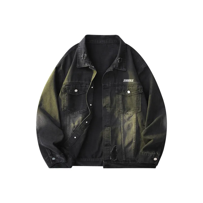 JINBEILE Denim Jackets Unisex-0